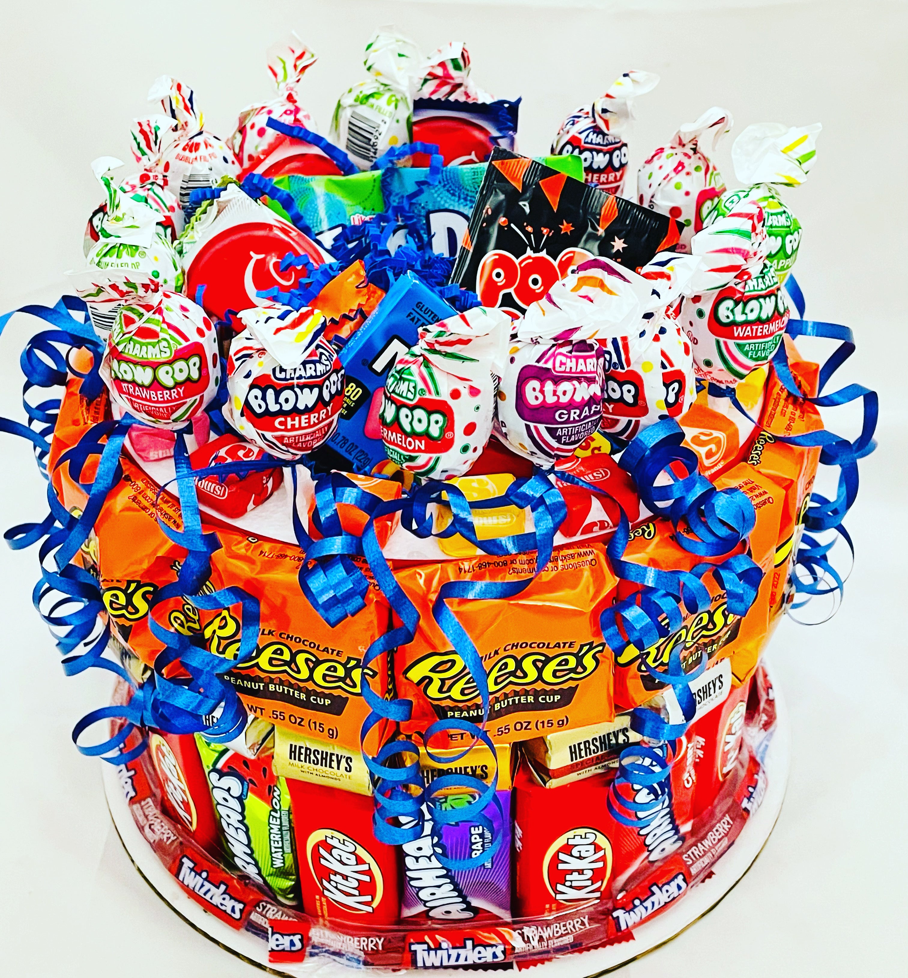 Birthday Cake Explosion Box With Candy Kaboom  York peppermint patty,  Chocolate gift boxes, Reeses peanut butter cups