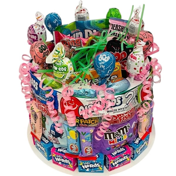 Medium Easter Fun Candy Cake (Chocolate & Candy)