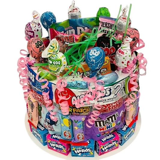 Medium Easter Fun Candy Cake (Chocolate & Candy)