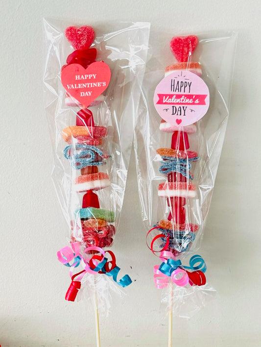5 Valentines Day Candy Kabobs
