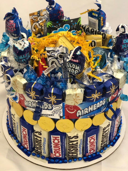 Medium Hanukkah Candy Cake (Chocolate & Candy)