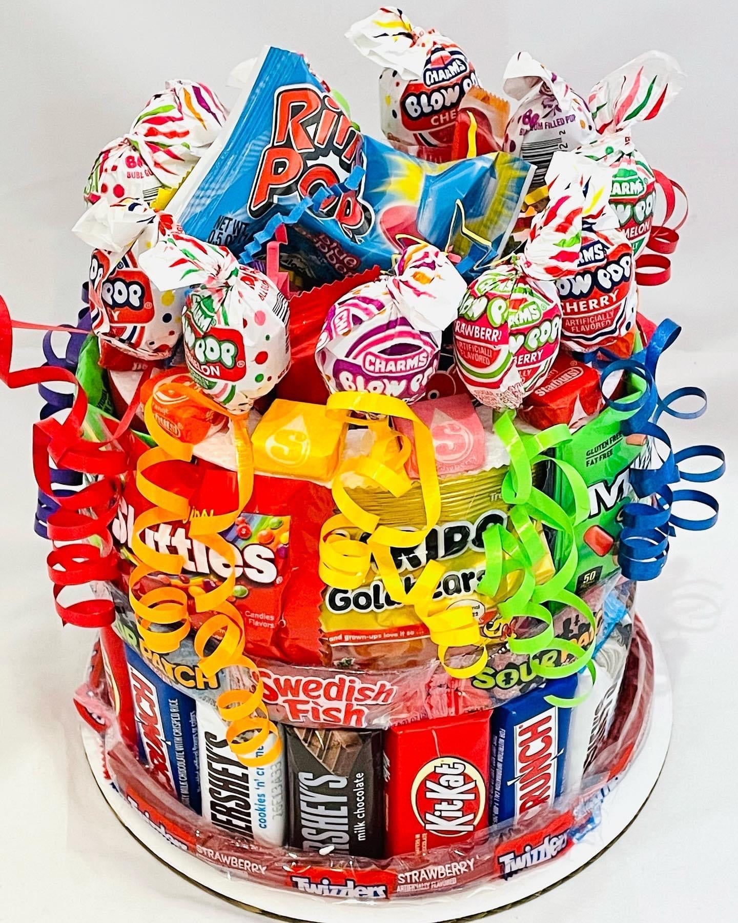 Small Full Of Sunshine Candy Cake (Chocolate & Candy)