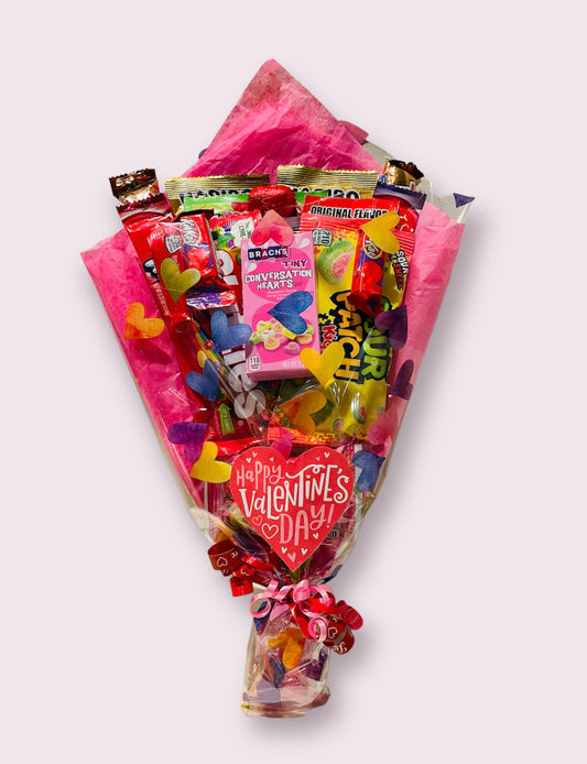 Small Valentine's Day Bouquet (Chocolate & Candy)