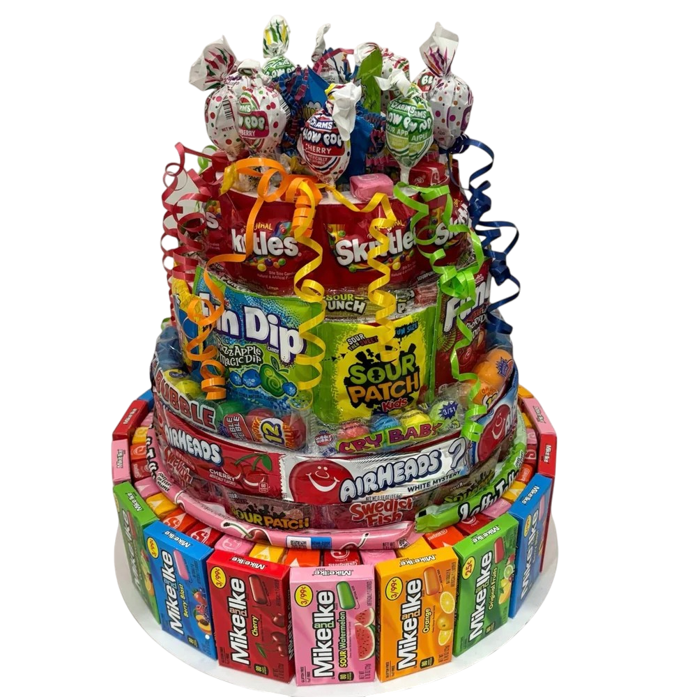 A jumbo candy cake by CandyCakeExplosion